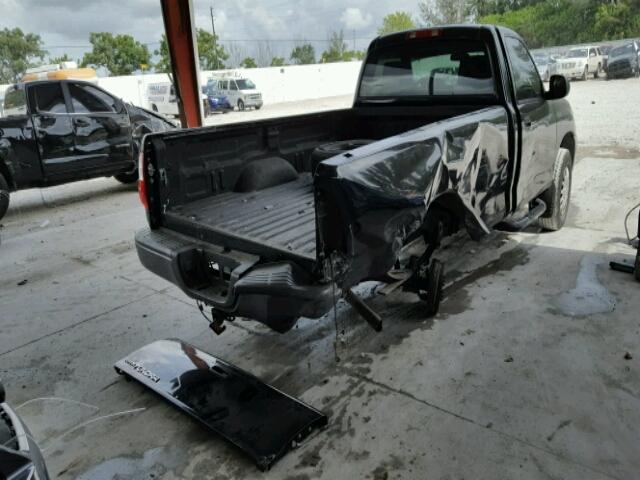 5TBJU32145S446942 - 2005 TOYOTA TUNDRA BLACK photo 4