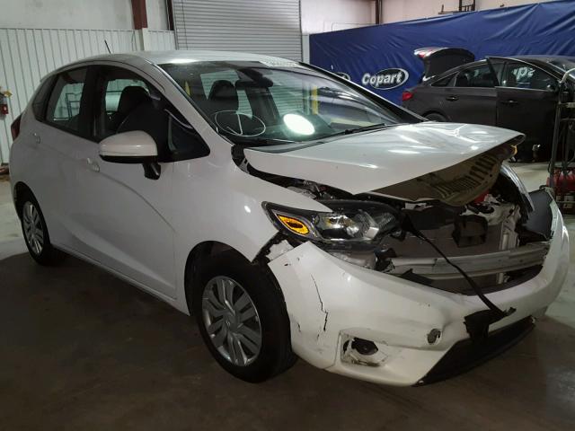 3HGGK5H50FM716412 - 2015 HONDA FIT LX WHITE photo 1