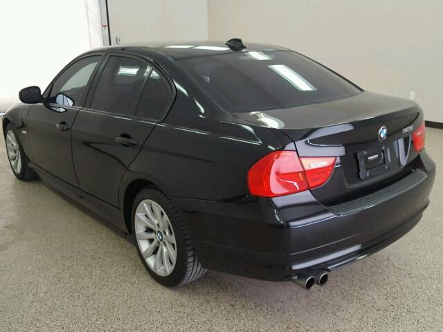 WBAPK7G51BNN70675 - 2011 BMW 328 XI BLACK photo 3