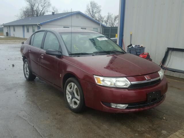 1G8AL52F73Z201320 - 2003 SATURN ION LEVEL MAROON photo 1