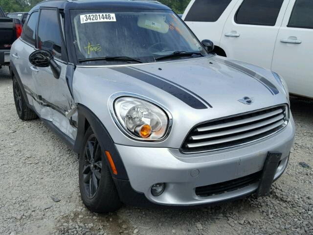 WMWZB3C56CWM04350 - 2012 MINI COOPER COU SILVER photo 1