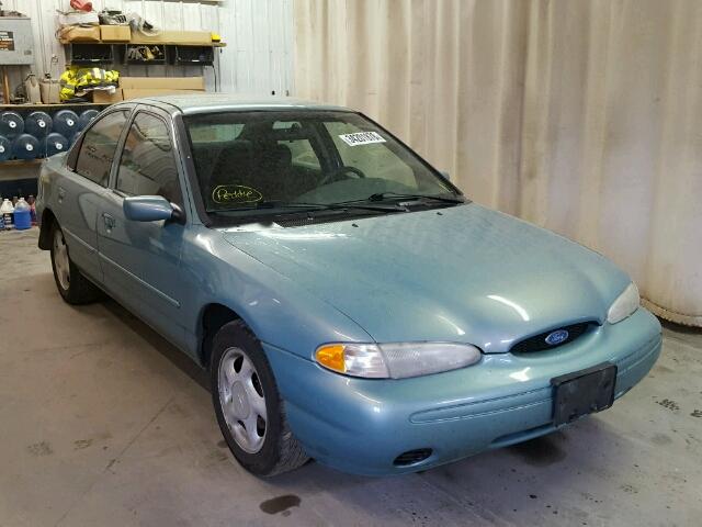 1FALP6532TK155999 - 1996 FORD CONTOUR GL TEAL photo 1