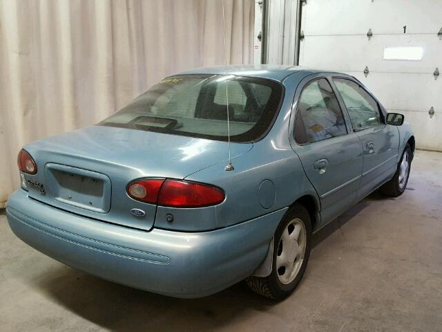1FALP6532TK155999 - 1996 FORD CONTOUR GL 青色 照片 4