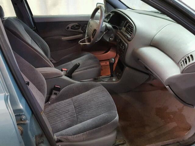 1FALP6532TK155999 - 1996 FORD CONTOUR GL 青色 照片 5