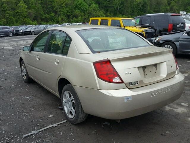 1G8AJ52F95Z128282 - 2005 SATURN ION LEVEL GOLD photo 3