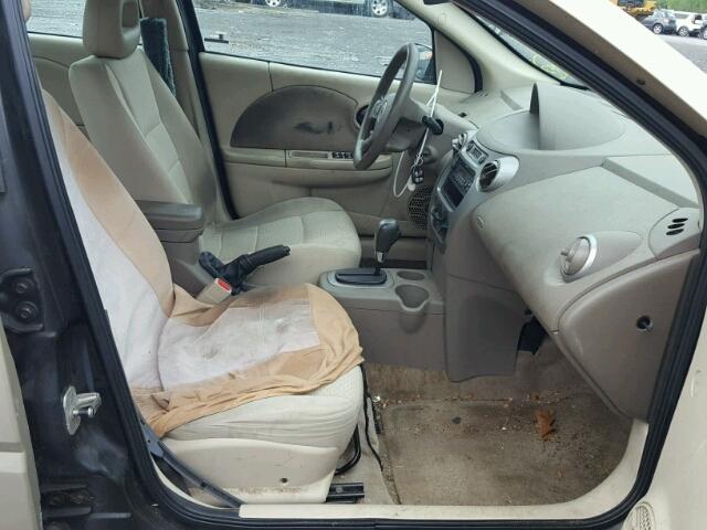 1G8AJ52F95Z128282 - 2005 SATURN ION LEVEL GOLD photo 5