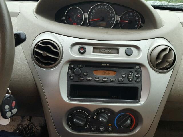 1G8AJ52F95Z128282 - 2005 SATURN ION LEVEL GOLD photo 9