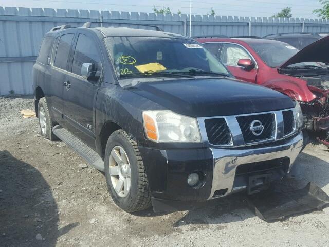 5N1AA08B96N708889 - 2006 NISSAN ARMADA SE BLACK photo 1