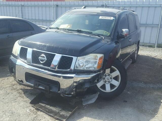 5N1AA08B96N708889 - 2006 NISSAN ARMADA SE BLACK photo 2