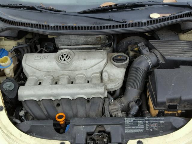 3VWPF31Y06M302927 - 2006 VOLKSWAGEN NEW BEETLE ყვითელი ფოტო 7