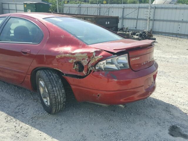 2B3HD56G54H679890 - 2004 DODGE INTREPID E MAROON photo 9