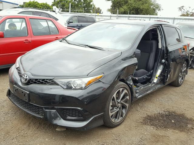 JTNKARJEXHJ538226 - 2017 TOYOTA COROLLA IM BLACK photo 2