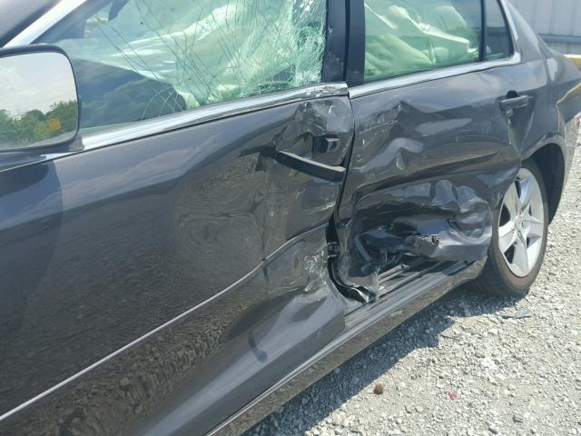 1G1ZA5EU6CF387709 - 2012 CHEVROLET MALIBU LS ნაცრისფერი ფოტო 9