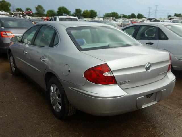 2G4WC582861191714 - 2006 BUICK LACROSSE C SILVER photo 3