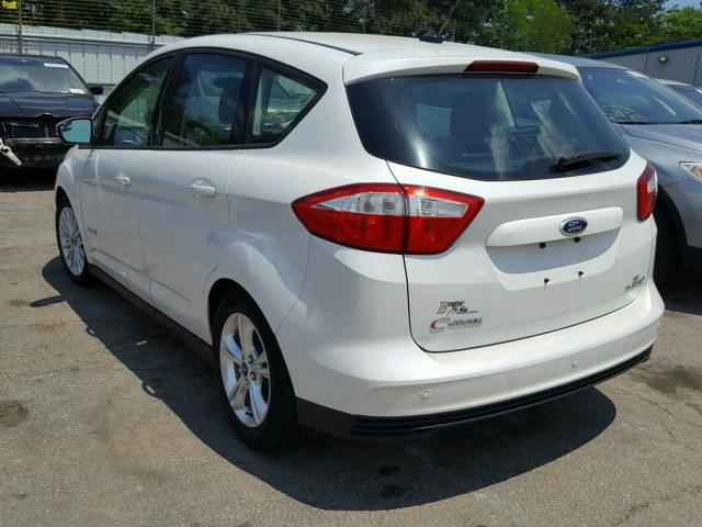 1FADP5AU2DL545428 - 2013 FORD C-MAX SE WHITE photo 3