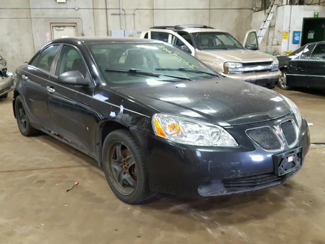 1G2ZG58B174131032 - 2007 PONTIAC G6 BASE BLACK photo 1