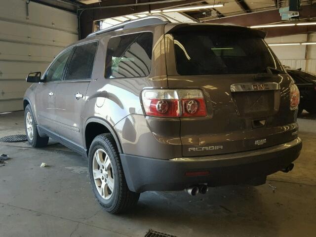 1GKEV23D49J194867 - 2009 GMC ACADIA SLT ყავისფერი ფოტო 3