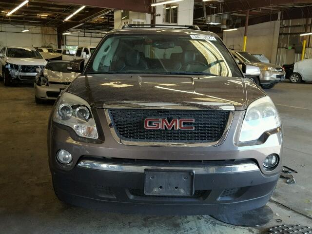 1GKEV23D49J194867 - 2009 GMC ACADIA SLT BROWN photo 9