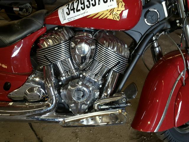 56KTFAAA1J3359294 - 2018 INDIAN MOTORCYCLE CO. CHIEFTAIN MAROON photo 7