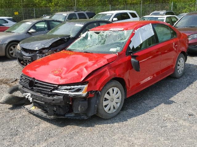 3VW2K7AJXFM299776 - 2015 VOLKSWAGEN JETTA BASE 红色 照片 2