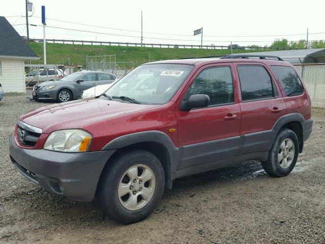 4F2CZ061X3KM34809 - 2003 MAZDA TRIBUTE ES 红色 照片 2