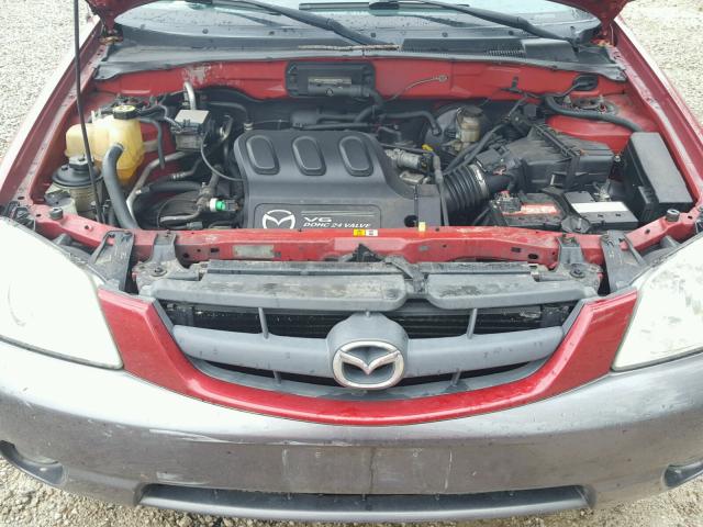 4F2CZ061X3KM34809 - 2003 MAZDA TRIBUTE ES RED photo 7