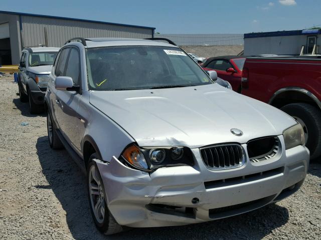 WBXPA93446WG75554 - 2006 BMW X3 3.0I SILVER photo 1
