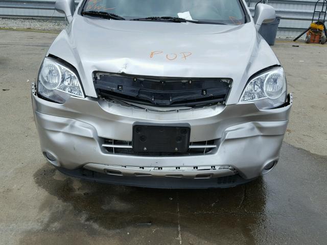 3GSDL63798S661474 - 2008 SATURN VUE XR SILVER photo 9