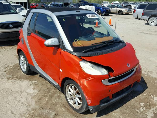 WMEEK31X98K186149 - 2008 SMART FORTWO PAS 红色 照片 1