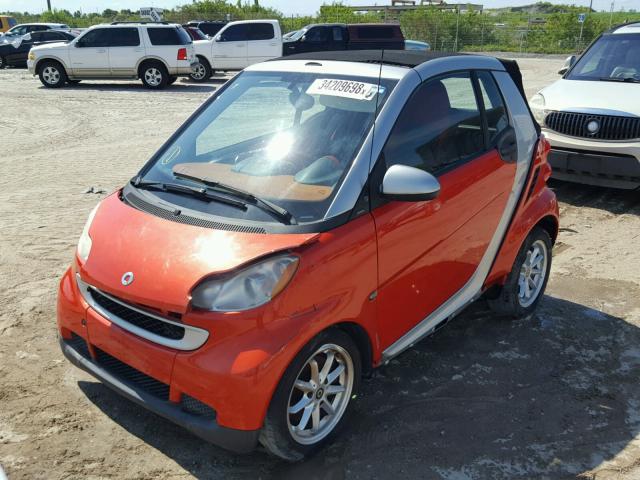 WMEEK31X98K186149 - 2008 SMART FORTWO PAS 红色 照片 2