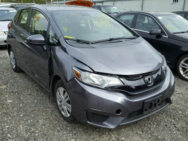 JHMGK5H57HS019178 - 2017 HONDA FIT LX GRAY photo 1