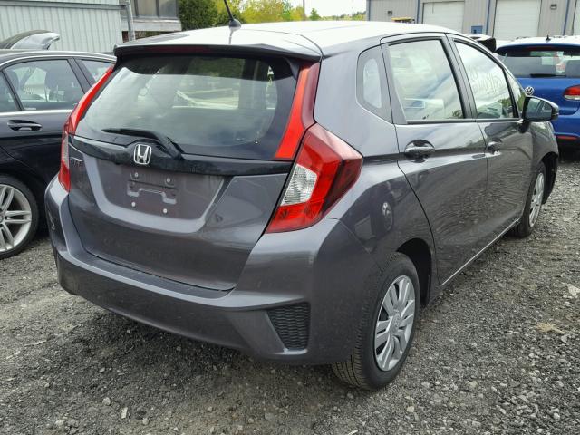 JHMGK5H57HS019178 - 2017 HONDA FIT LX GRAY photo 4