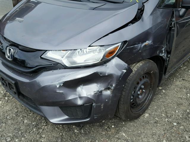 JHMGK5H57HS019178 - 2017 HONDA FIT LX Gri fotoğraf 9