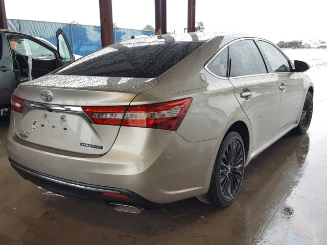 4T1BK1EB9GU228144 - 2016 TOYOTA AVALON XLE TAN photo 4