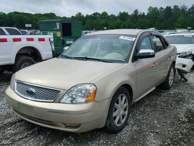 1FAHP25167G131484 - 2007 FORD FIVE HUNDR BEIGE photo 2