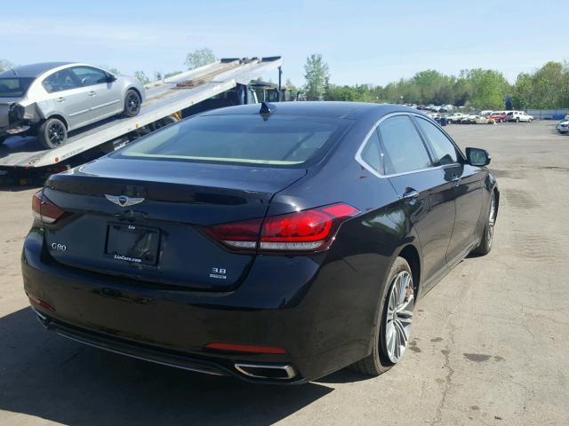 KMHGN4JE1JU246109 - 2018 GENESIS G80 BASE BLACK photo 4