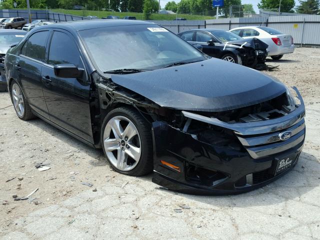 3FAHP0KC7CR192243 - 2012 FORD FUSION SPO BLACK photo 1