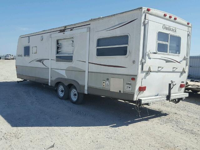 4YDT28K287B450043 - 2007 KEYSTONE OUTBACK WHITE photo 3