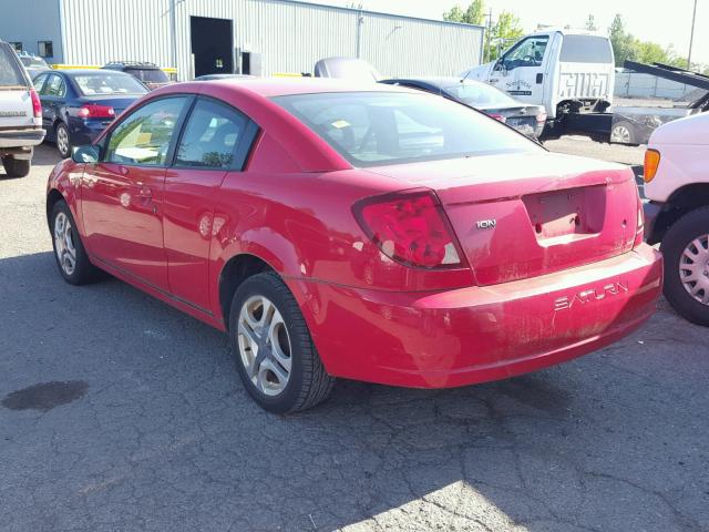 1G8AW12F34Z162808 - 2004 SATURN ION LEVEL RED photo 3