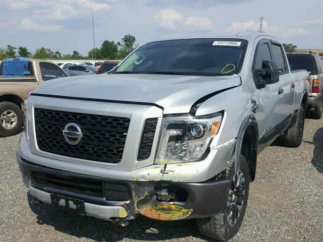 1N6BA1F47HN510007 - 2017 NISSAN TITAN XD S SILVER photo 2