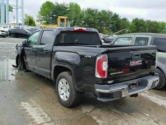 1GTG6CE33G1324064 - 2016 GMC CANYON SLE BLACK photo 3