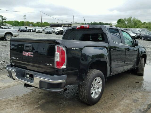 1GTG6CE33G1324064 - 2016 GMC CANYON SLE BLACK photo 4