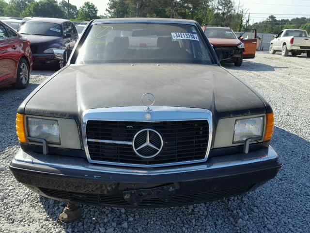 WDBCA35D86A249270 - 1986 MERCEDES-BENZ 420 SEL BLACK photo 9