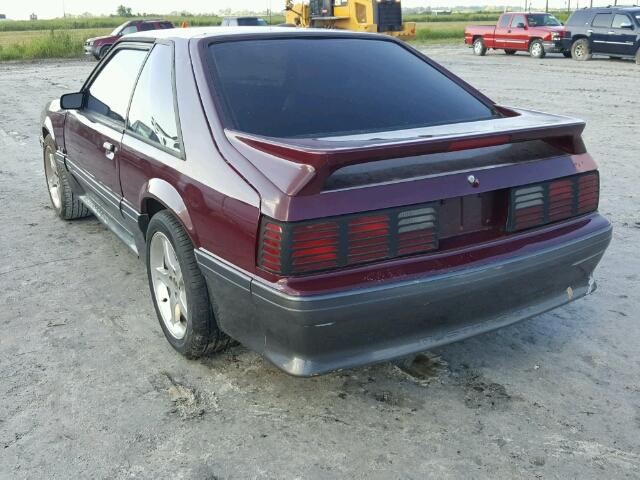 1FABP42EXJF243453 - 1988 FORD MUSTANG GT TWO TONE photo 3