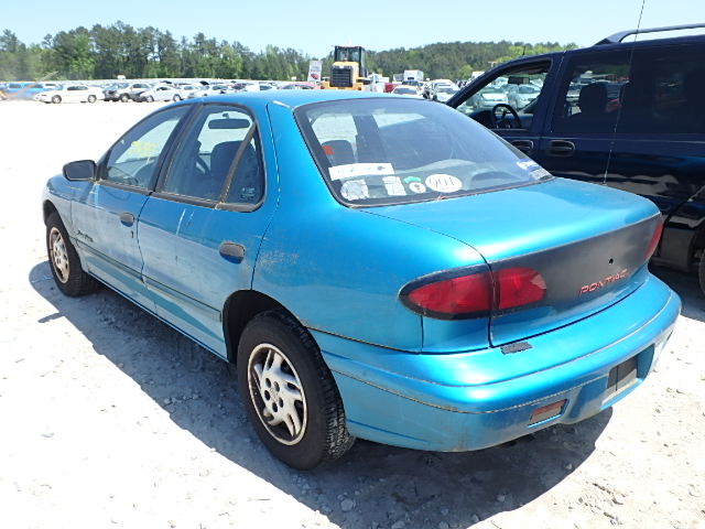 1G2JB5248W7536095 - 1998 PONTIAC SUNFIRE SE BLUE photo 3