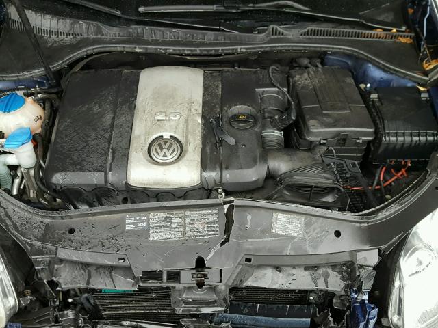 3VWRF71K86M817671 - 2006 VOLKSWAGEN JETTA 2.5 BLUE photo 7