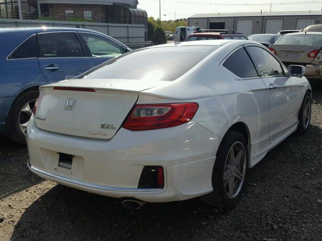 1HGCT1B86EA005705 - 2014 HONDA ACCORD EXL WHITE photo 4