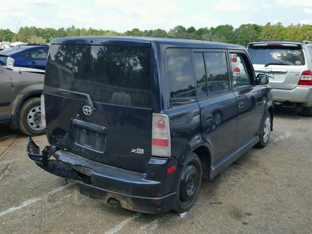 JTLKT334854005838 - 2005 TOYOTA SCION XB Blau Foto 4