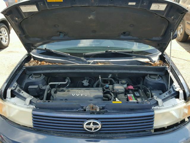 JTLKT334854005838 - 2005 TOYOTA SCION XB Blau Foto 7