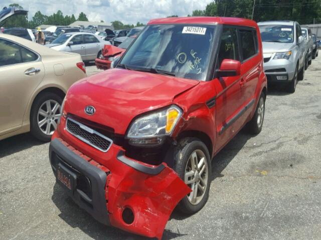 KNDJT2A25B7198978 - 2011 KIA SOUL + RED photo 2